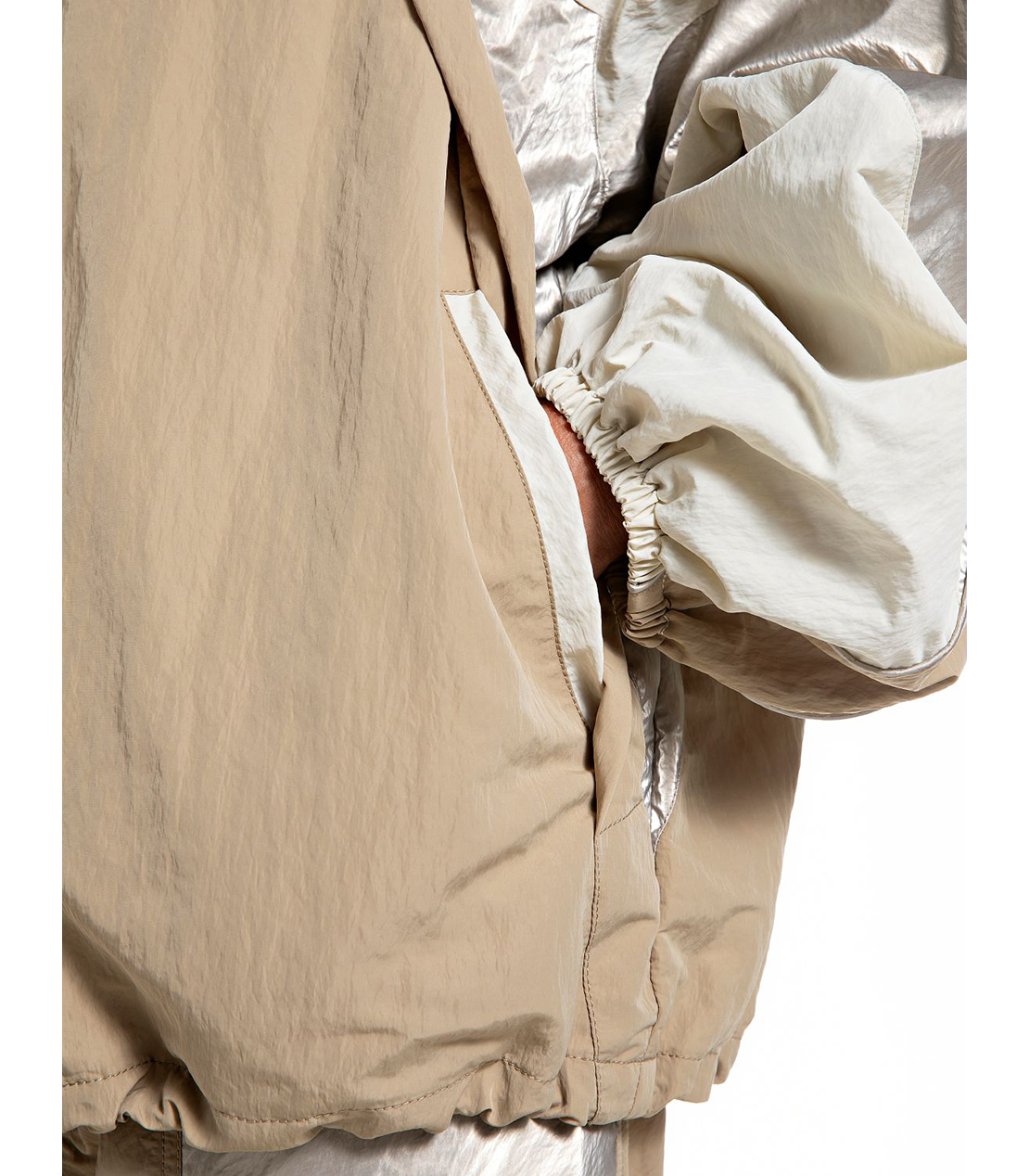 オーバーサイズナイロンジャケット 詳細画像 ベージュ 5